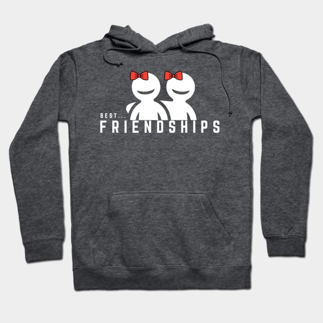 best friendships women Hoodie by ibra4work